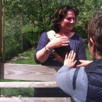 Avec les poules